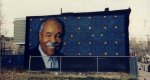 Tribute to Dr. Lomax - (c) 2001 City of Philadelphia Mural Arts Program / David McShane, Brown's Super Stores ShopRite, 2301 Oregon Avenue