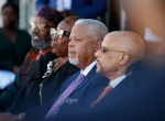 September 28, 2022: State Senators Anthony Williams,  Vincent Hughes and Sharif Street presented a $1.8 million mock check to the African Cultural Alliance of North America (ACANA.) The funding is made possible through the American Rescue Plan Act, and will support the creation of ACANA’s Africatown project.