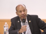 May 18, 2019: Senator Anthony H. Williams attends one of the final stops of Lieutenant Governor John Fetterman’s listening tour on the legalization of marijuana in Philadelphia.
