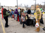 Food and Coat Drive Day 2