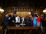 August 16, 2019: Governor Tom Wolf signs an executive order to make sweeping changes to executive branch agencies and programs to better target the public health crisis of gun violence. The executive order is the result of months of work by Governor Wolf and his administration to focus on substantive steps that can be taken to reduce gun violence and make communities safer.