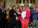 August 7, 2019: Senator Anthony H. Williams joins Gov. Wolf and U.S. Senator Bob Casey for a bipartisan event in remembrance of the victims of all gun violence and as a call-for-action after a weekend of mass shootings and a continued deaf-ear response from federal and state lawmakers to take up stricter gun laws.