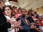 October 4, 2023: Senator Anthony H. Williams joined colleagues and Moms Demand Action Executive Director Angela Ferrell-Zabala and Over 100 Gun Safety Advocates at Statehouse to Call for Action on Gun Safety During Annual Advocacy Day.