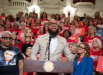 October 4, 2023: Senator Anthony H. Williams joined colleagues and Moms Demand Action Executive Director Angela Ferrell-Zabala and Over 100 Gun Safety Advocates at Statehouse to Call for Action on Gun Safety During Annual Advocacy Day.