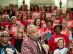 October 4, 2023: Senator Anthony H. Williams joined colleagues and Moms Demand Action Executive Director Angela Ferrell-Zabala and Over 100 Gun Safety Advocates at Statehouse to Call for Action on Gun Safety During Annual Advocacy Day.