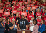 October 4, 2023: Senator Anthony H. Williams joined colleagues and Moms Demand Action Executive Director Angela Ferrell-Zabala and Over 100 Gun Safety Advocates at Statehouse to Call for Action on Gun Safety During Annual Advocacy Day.