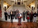 January 28, 2019: Senators Anthony Williams and Camera Bartolotta hosted a press conference on Senate Bill 14, comprehensive probation reform legislation.