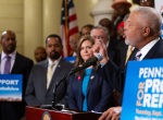 September 24, 2019: Senator Anthony H. Williams joins hundreds of advocates crowded the Main Rotunda today to call for long-overdue reforms to Pennsylvania’s punitive system of probation and parole.