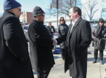March 4, 2022: Senator Anthony Williams joins Senator Vincent Hughes and Neil Weaver, Secretary of the Department of Community and Economic Development, for a Revitalization Tour at ‘West Philly’s Main Street’
