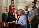 March 30, 2022: Senator Anthony H. Williams State joined Souls Shot Portrait Project for a press conference to highlight portraits of victims of gun violence on display at Pennsylvania’s State Capitol.