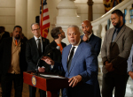 March 30, 2022: Senator Anthony H. Williams State joined Souls Shot Portrait Project for a press conference to highlight portraits of victims of gun violence on display at Pennsylvania’s State Capitol.