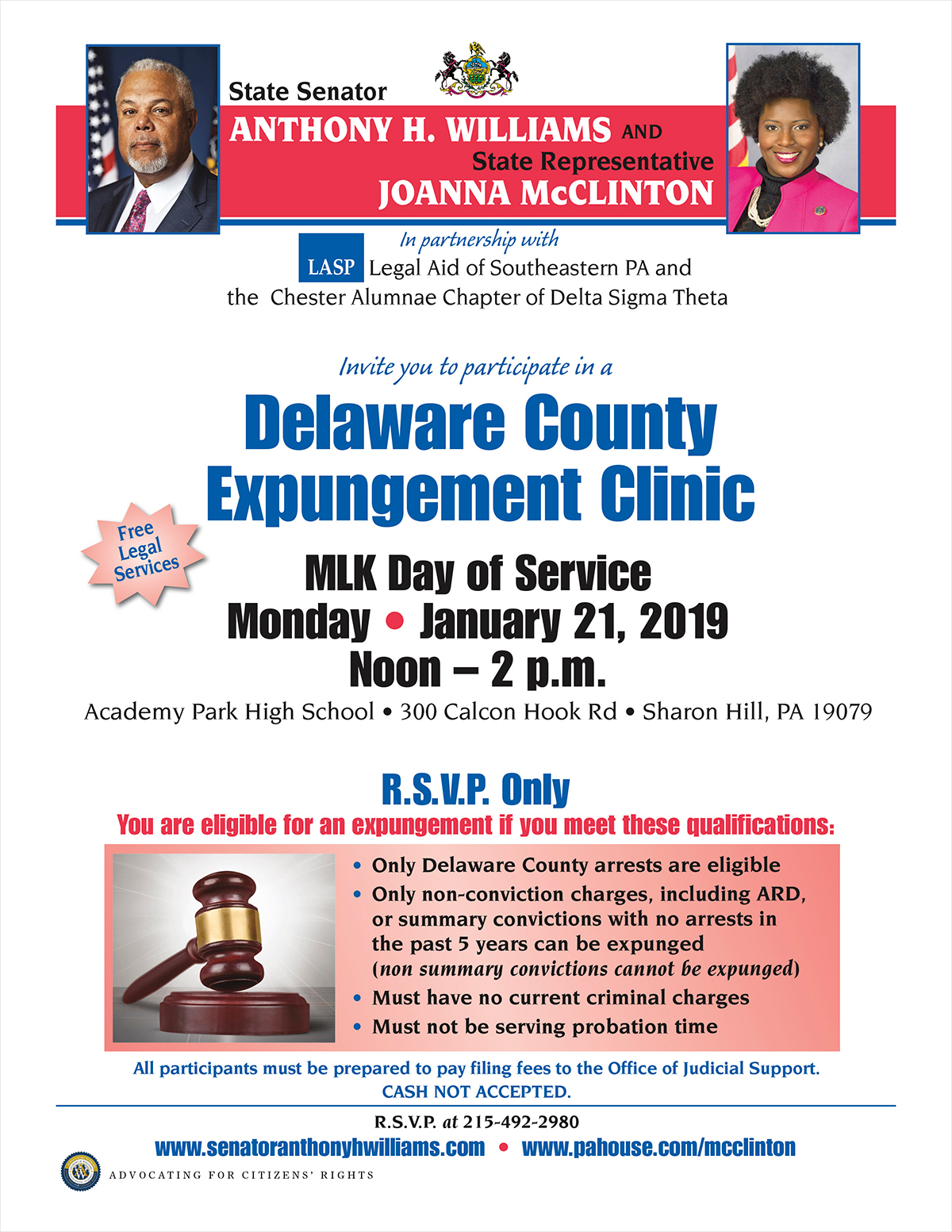 Expungement Clinic - January 2018