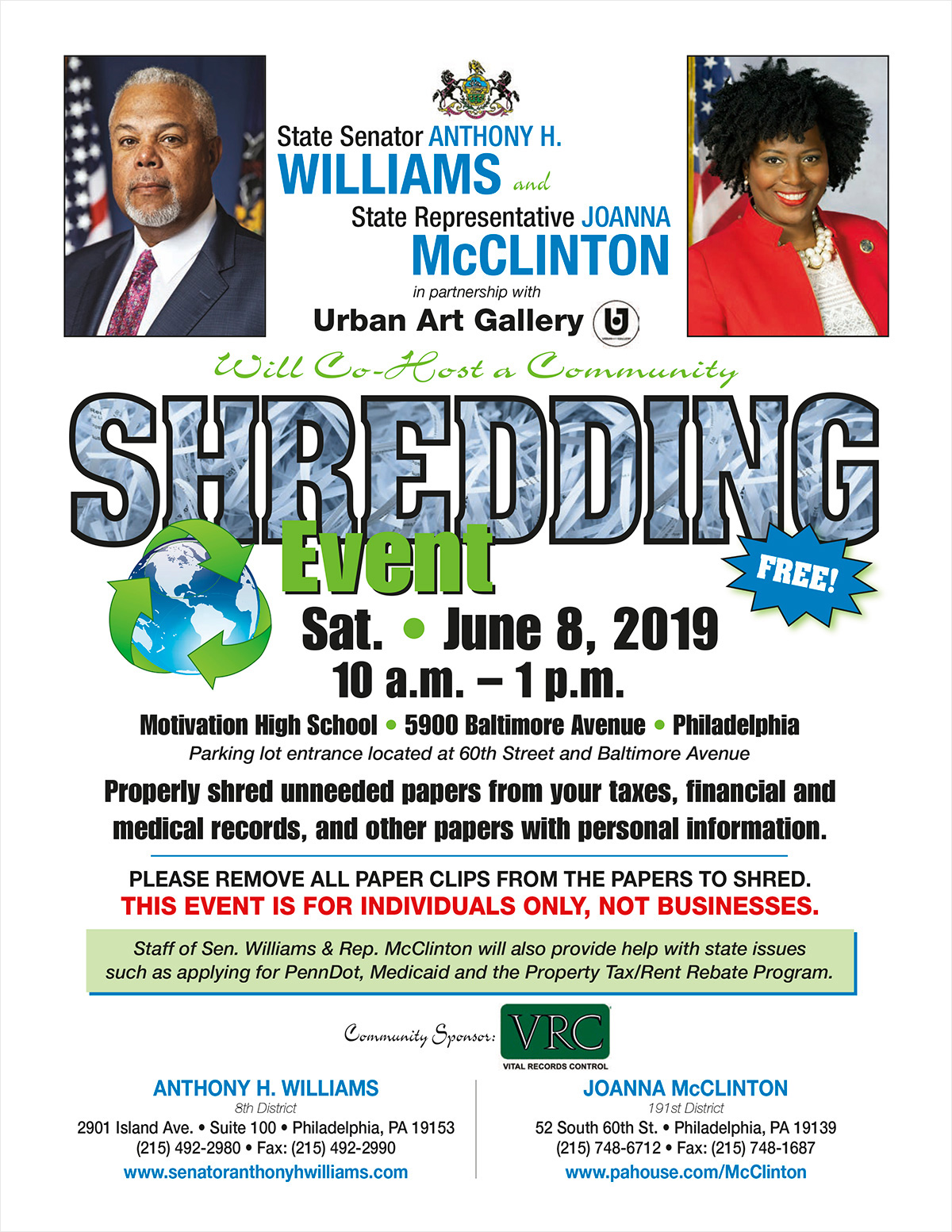 Shredding Event - June 8, 2019