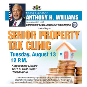 Senior Property Tax Clinic - August 13, 2019
