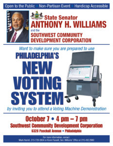 Voting Machine Demo - October 7, 2019