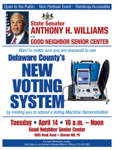 Voting Machine Demonstration - April 14, 2020