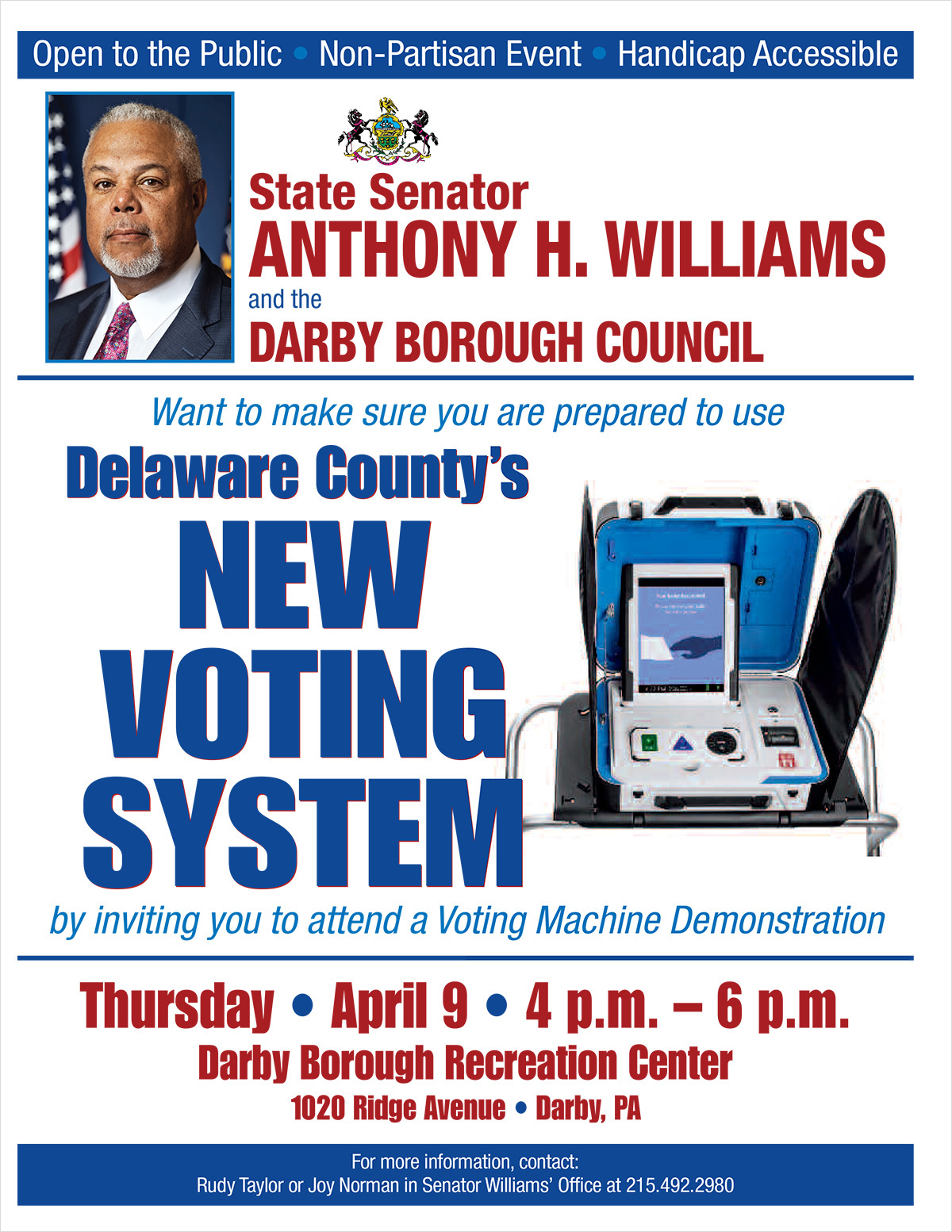 Voting Machine Demonstration - April 9, 2020