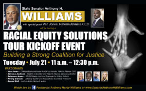 Racial Equity Tour Kickoff Event with Senators Maria Collett and Anthony Williams
