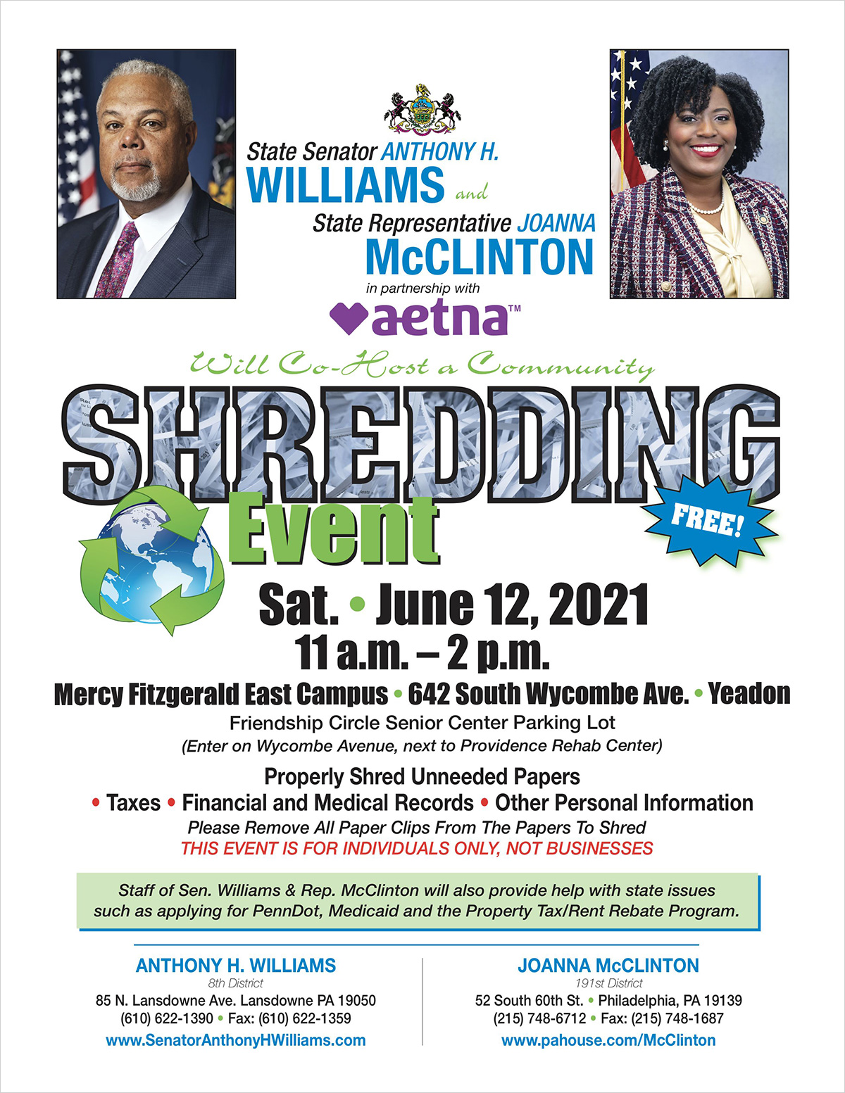 Shredding Event - June 12, 2021