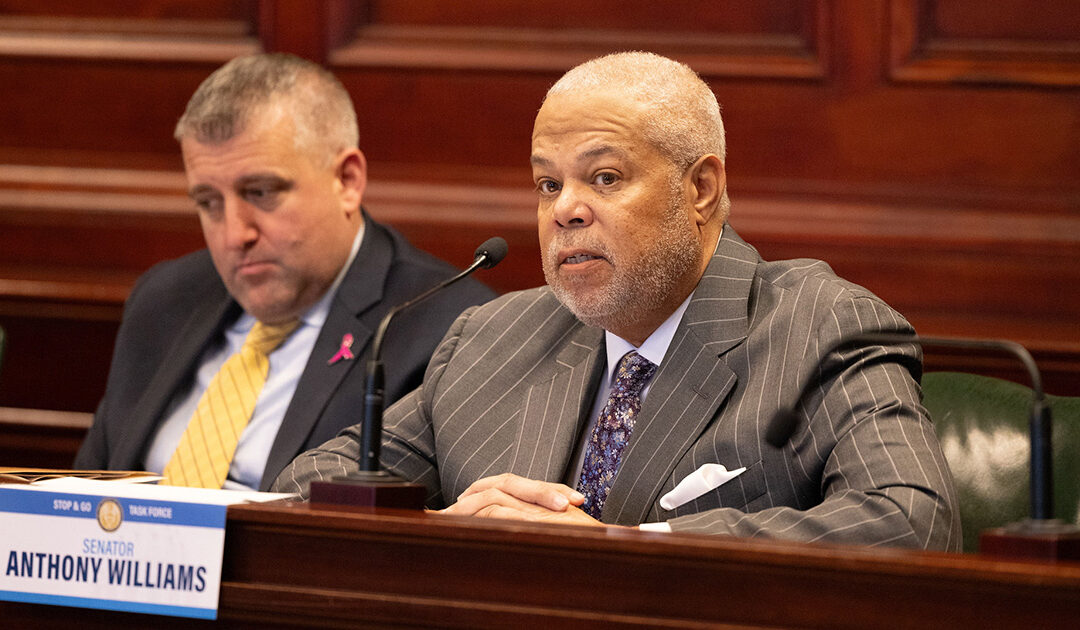 Senator Williams was Voted Chairman of the Stop-and-Go Legislative Task Force  